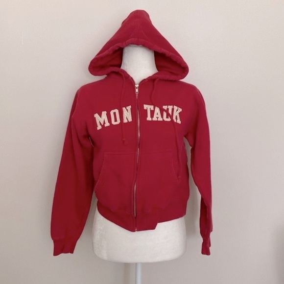 Vintage 90’s Montauk zip up hoodie